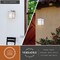 Vaxcel Mission Stainless Steel 1 Light Rectangle Outdoor Wall Lantern White Glass OW14693ST - alternate 5